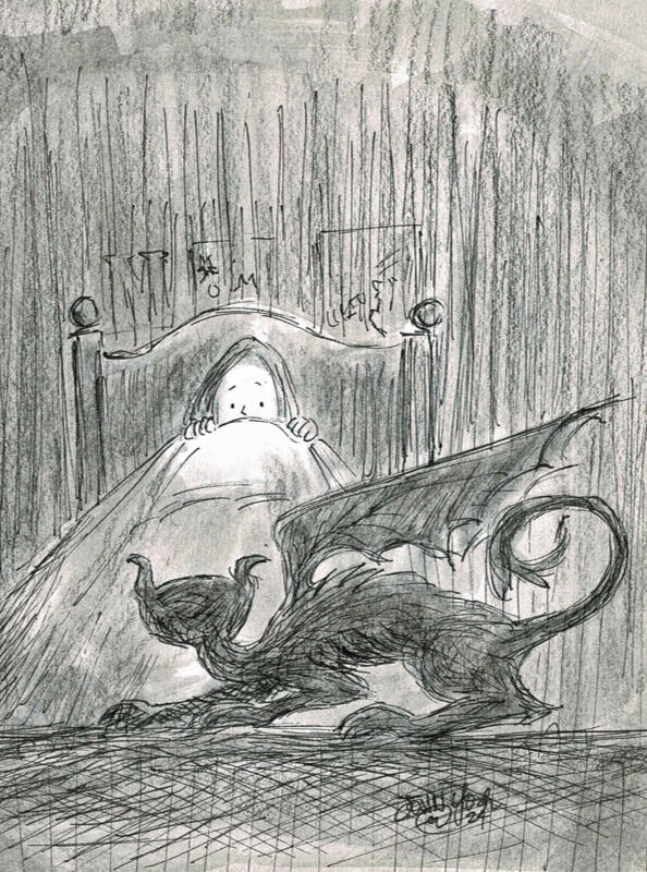 What I Saw illustration by John Randall York