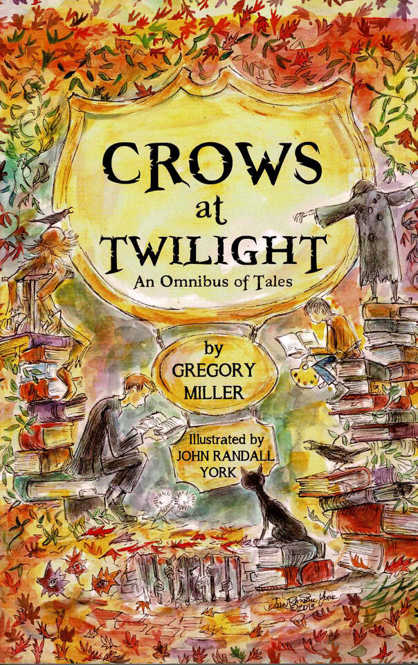 Crows At Twilight cover illustration by John R York