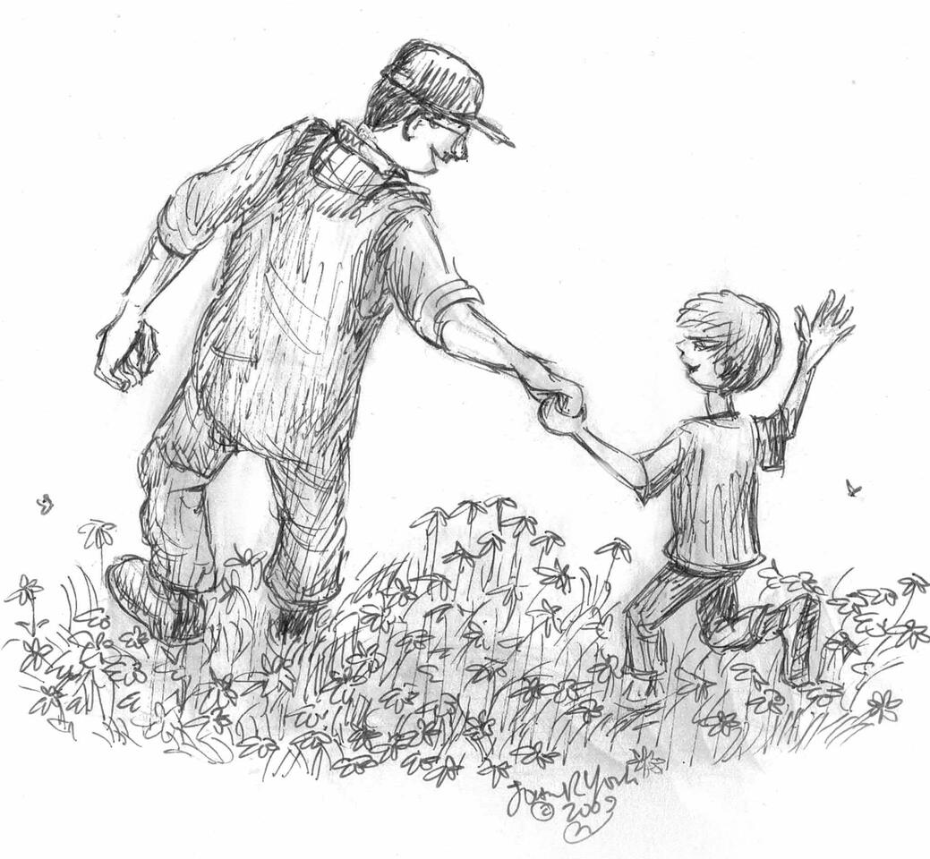 COME SPRING illustration by John Randall York